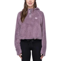 Ski Equipment -Ski Equipment 686 Crop Sherpa Womens Hoody 22 23 DSOR 1