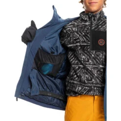Quiksilver Mission Printed Boys Jacket 2023 -Ski Equipment Quiksilver Mission Printed Boys Jacket 22 23 IBLS 3