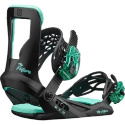 Salomon The Future Kids Snowboard Bindings 2023 -Ski Equipment Salomon The Future Kids Snowboard Bindings 22 23 BKMI 2