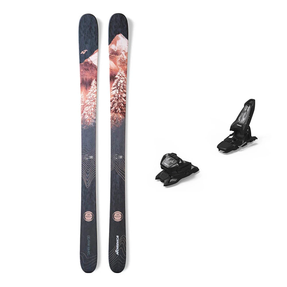 Nordica Santa Ana 98 Womens Skis / Marker Griffon 13 ID Ski Bindings Package 3 Nordica Santa Ana 98 Womens Skis / Marker Griffon 13 ID Ski Bindings Package